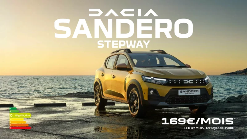 Dacia Sandero Stepway dès 149€/mois chez Dacia Samoreau